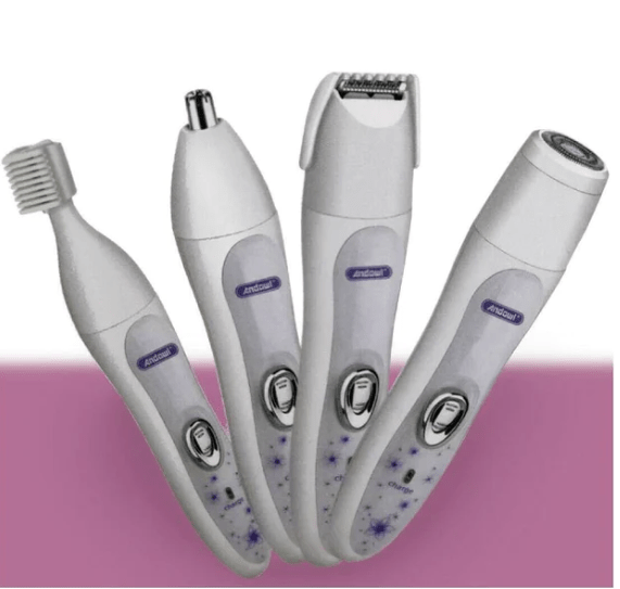 DEPILADORA 4 EN 1 PARA DAMA – RECARGABLE, LAVABLE Y MULTIUSO