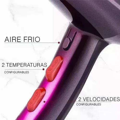 SECADOR PROFESIONAL DE CABELLO – POTENCIA 4000W CON CONTROL DE TEMPERATURA