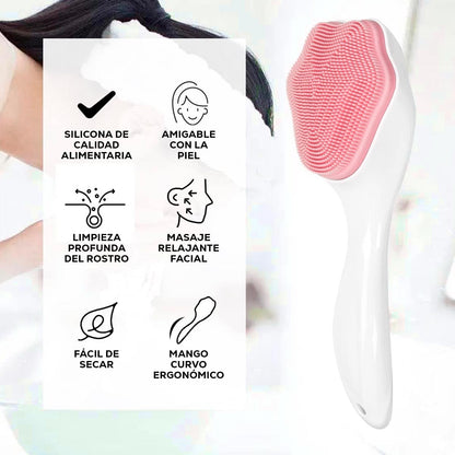 CEPILLO MASAJEADOR FACIAL – LIMPIEZA PROFUNDA Y SUAVIDAD PARA TU ROSTRO