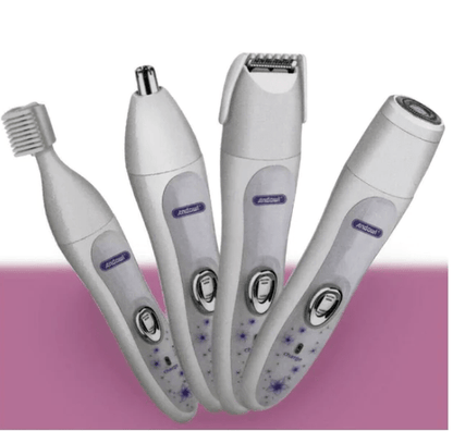 DEPILADORA 4 EN 1 PARA DAMA – RECARGABLE, LAVABLE Y MULTIUSO