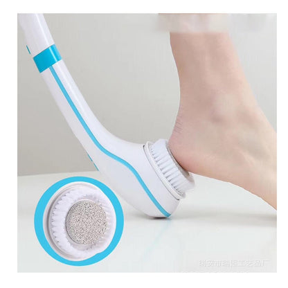CEPILLO DE DUCHA ELÉCTRICO PARA ESPALDA – EXFOLIANTE, RECARGABLE E IMPERMEABLE