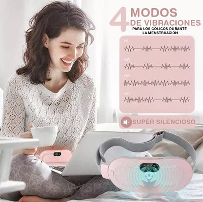CINTURÓN TÉRMICO PARA CÓLICOS – CALOR + MASAJE CON AJUSTE INTELIGENTE