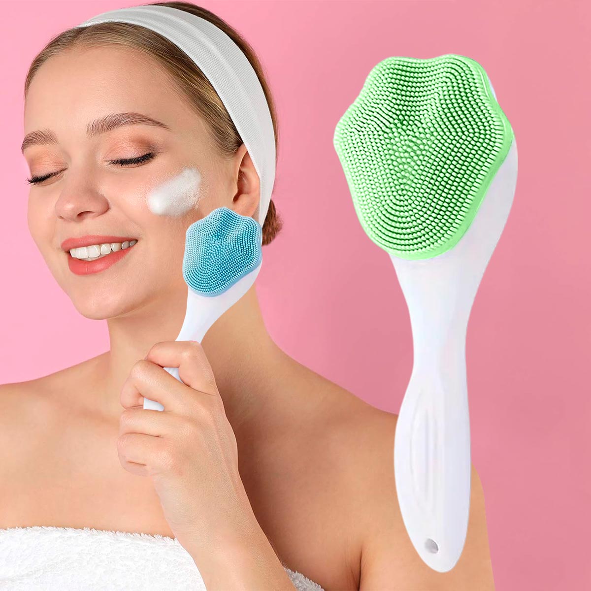 CEPILLO MASAJEADOR FACIAL – LIMPIEZA PROFUNDA Y SUAVIDAD PARA TU ROSTRO
